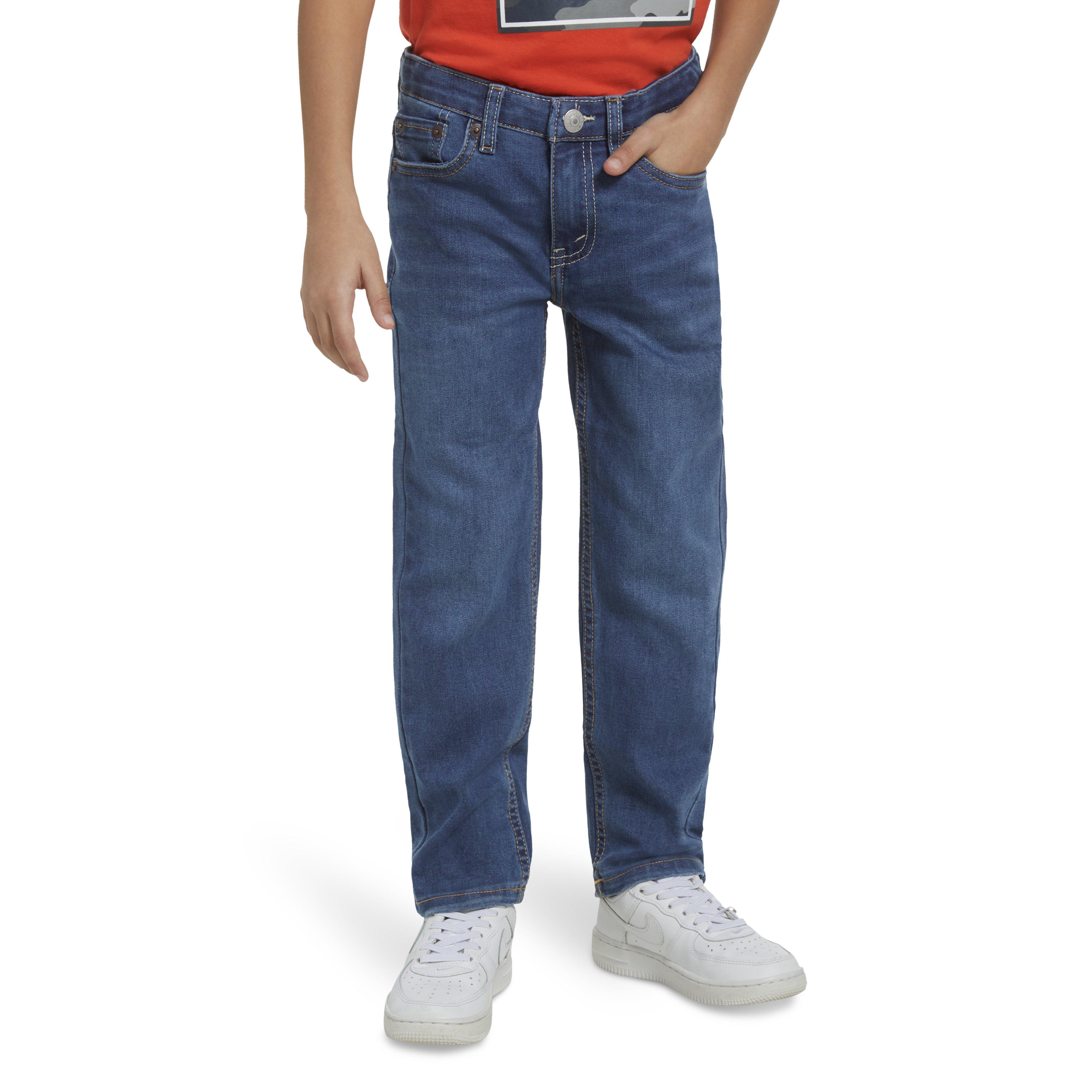 Levi's Little Boys' 502 Strong Performance Tapered Fit Melbourne Blue Med Wash Denim Jeans - MELBOURNE BLUE